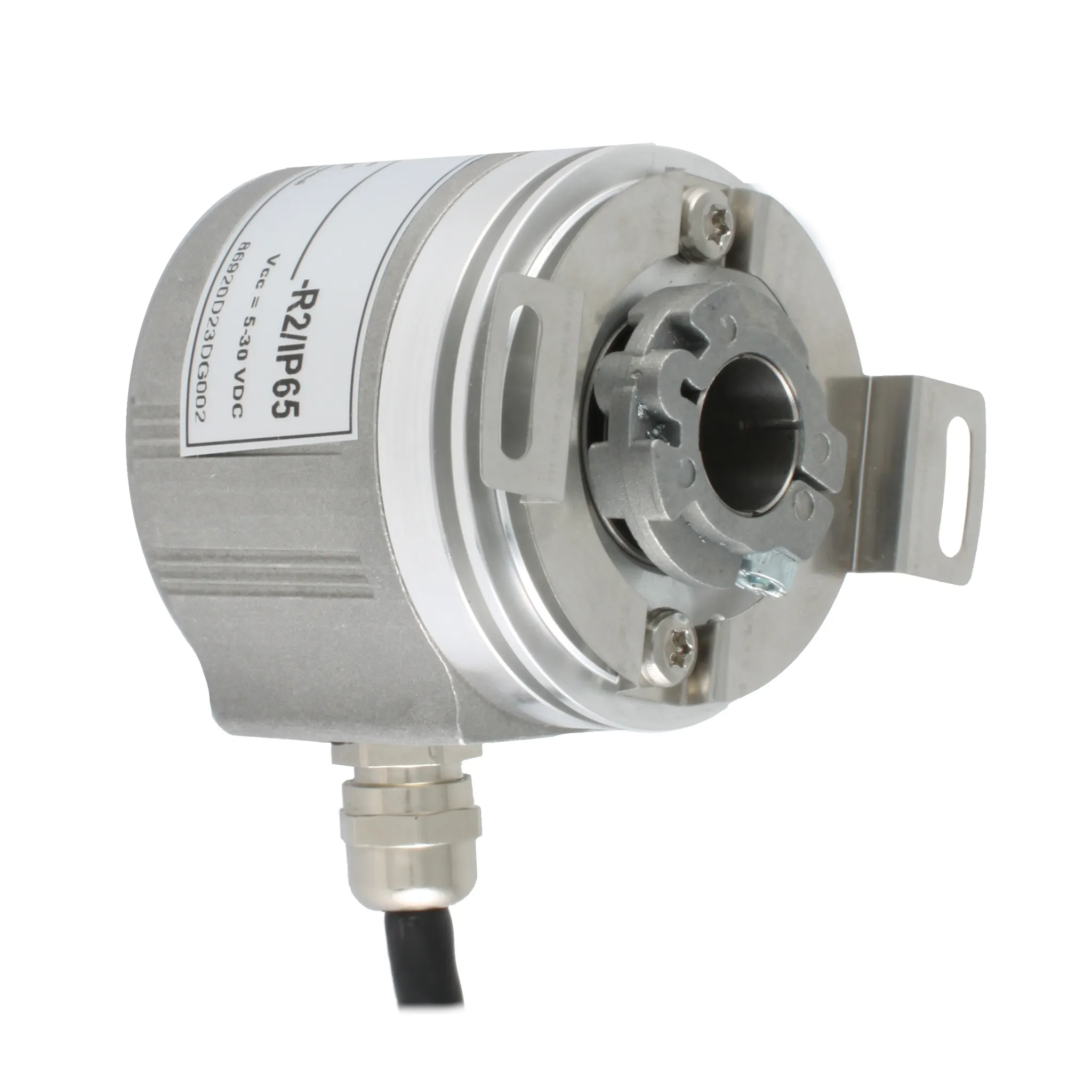 Инкрементальный программируемый энкодер D=58мм, полый вал 15мм, 3000 имп/об, 5…30VDC, выход TTL/HTL с инверсией, IP6