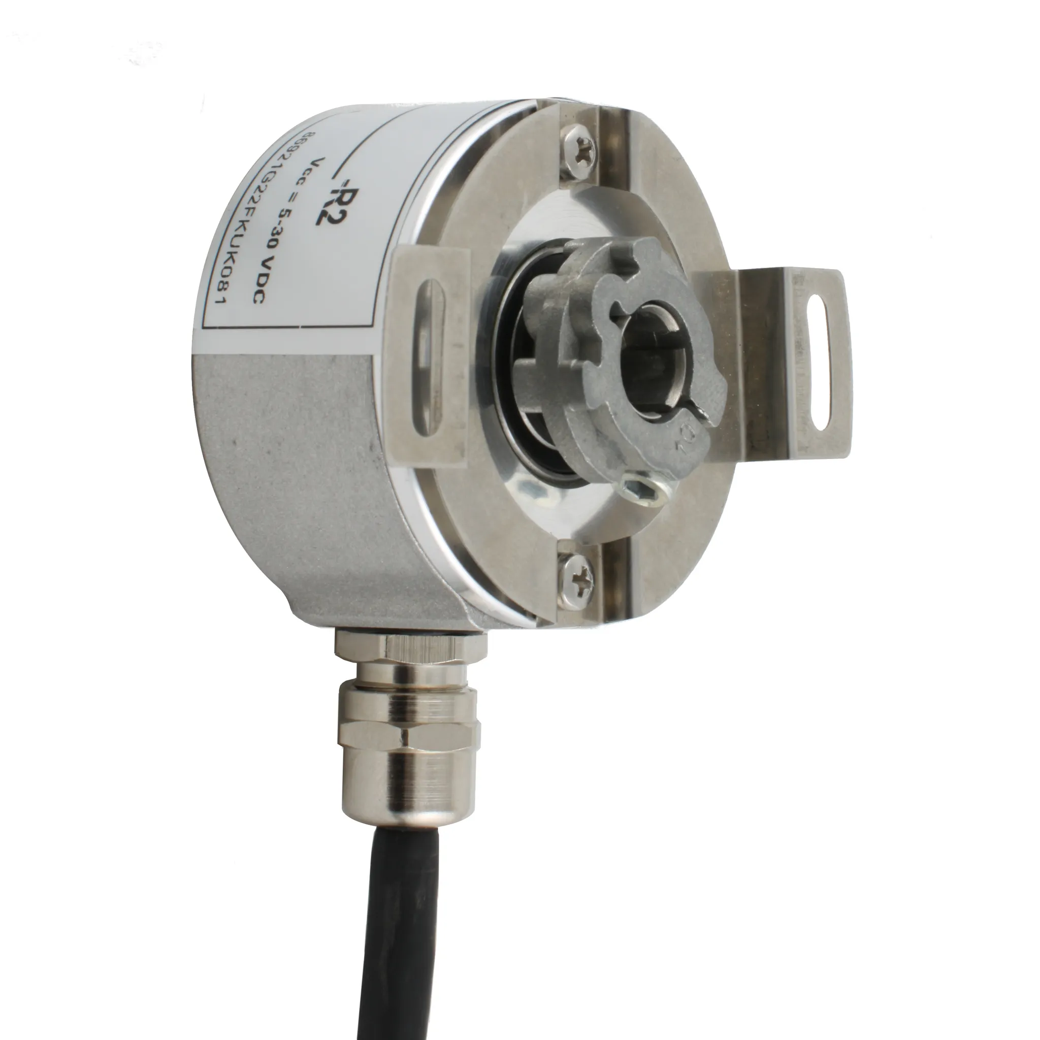 Инкрементальный программируемый энкодер D=50мм, полый вал 10мм, 3000 имп/об, 5…30VDC, выход TTL/HTL с инверсией, IP