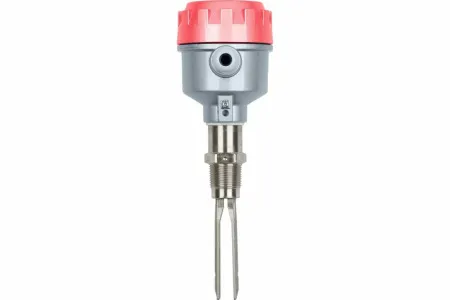 Вибрационный датчик предельного уровня жидкостей в алюм. корпусе, -30 +80 С, Pmax=20 bar, 24 V AC/DC, IP 65, соединение- резьба 1" PT, нерж. сталь, удлинение 135 мм, нерж. сталь, 2 релейных выхода