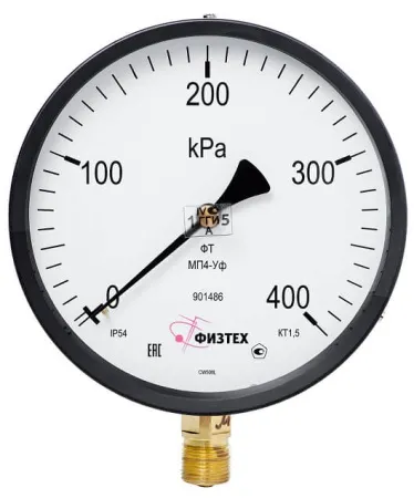 Вакуумметры, мановакуумметры, манометры общетехнические пылевлагозащищенные ВП4-Уф, МВП4-Уф, МП4-Уф IP54