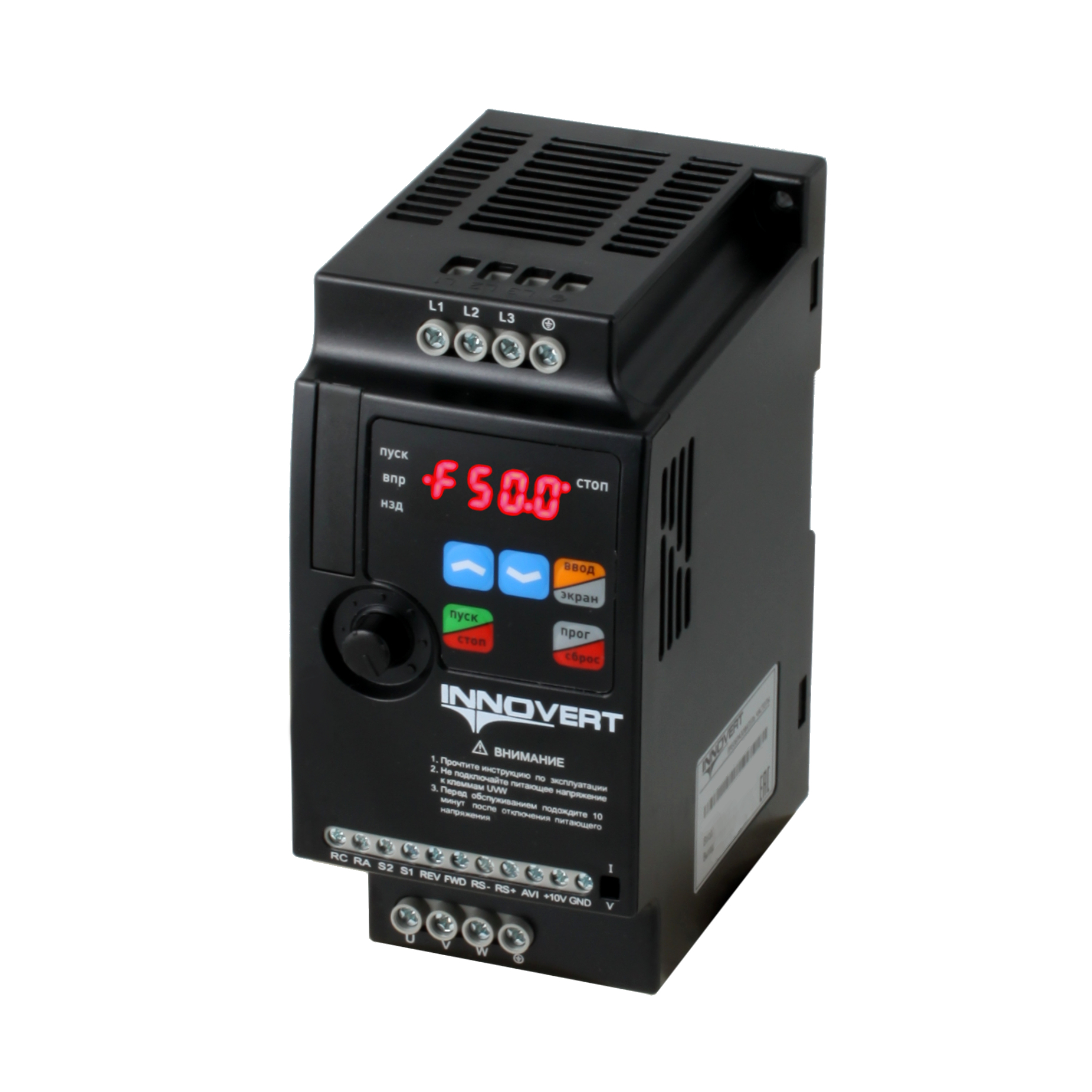 Преобразователь частоты INNOVERT VENT IVD401A43E (0,4 кВтx380 В)
