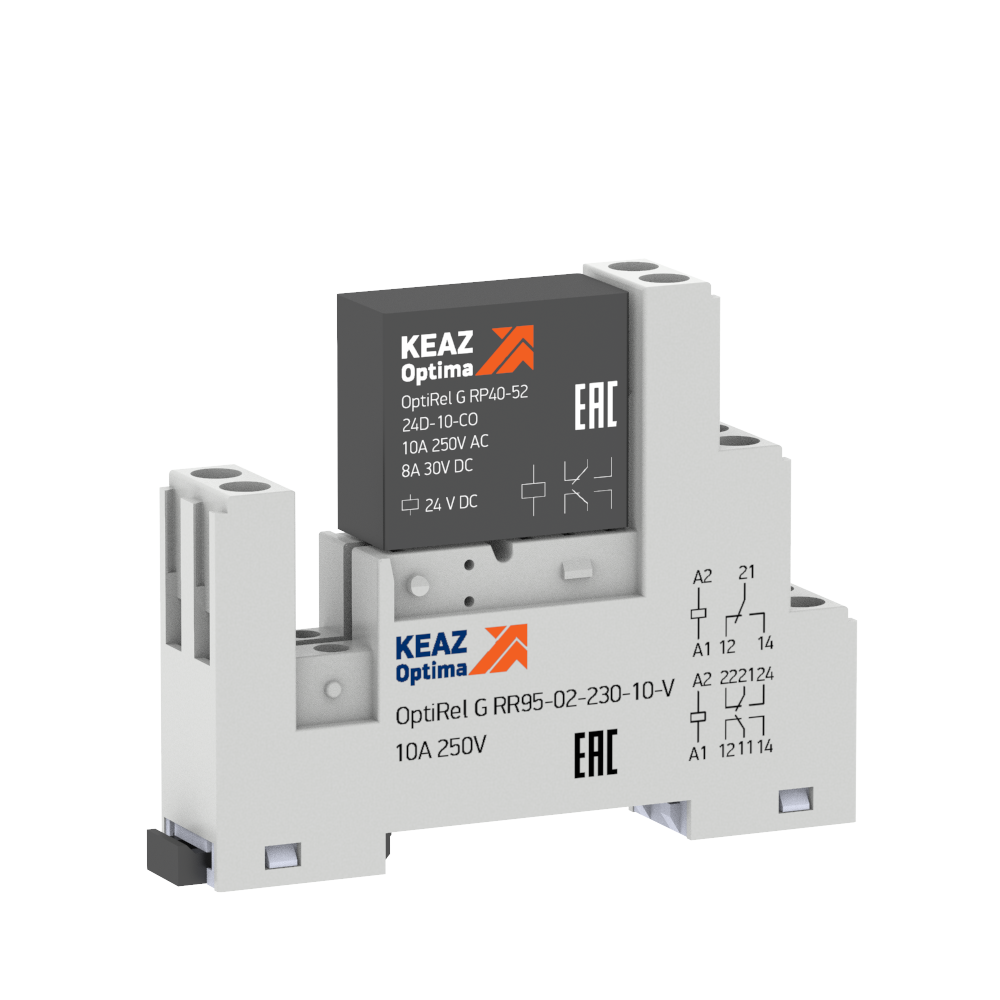 Релейный модуль OptiRel G RM48-61-24D-16-V-CO-S, 10 шт
