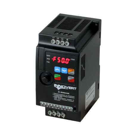 (0,75 кВтx380 В) Преобразователь INNOVERT ISD751M43E mini PLUS, выходной ток 2.7 А