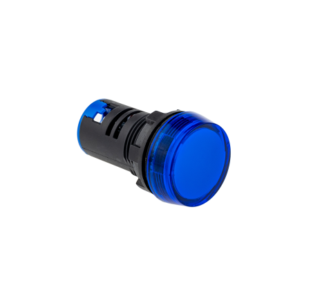 Сигнальная LED лампа, синий, 380V AC IP65