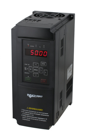 Преобразователь частоты INNOVERT IBD752P43E (7,5 кВтx380 В), выходной ток 17 А